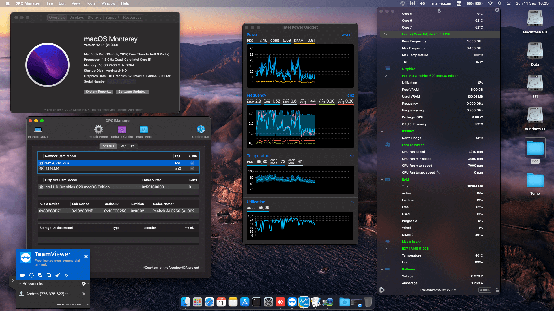 Dell Latitude 7390 3rd [KabyLake R   Intel UHD 620 + I2C]   OpenCore 1